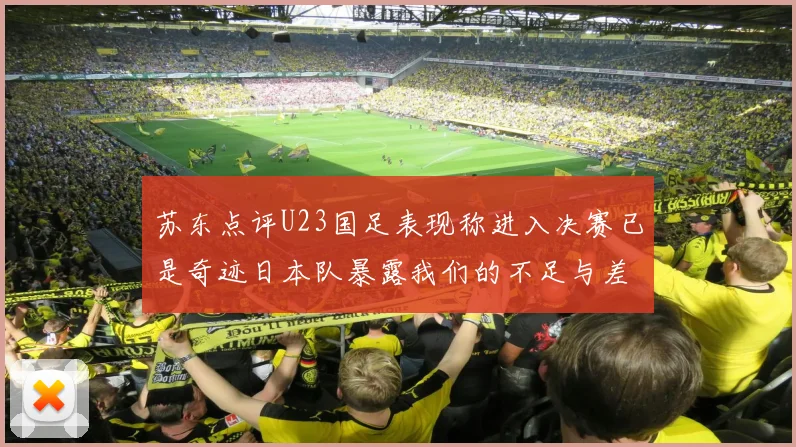 苏东点评U23国足表现称进入决赛已是奇迹日本队暴露我们的不足与差距